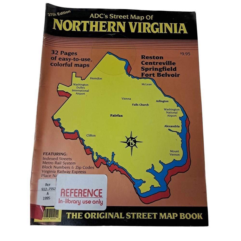 Northern Virginia‎ 37th Edition  ADC's Street Map